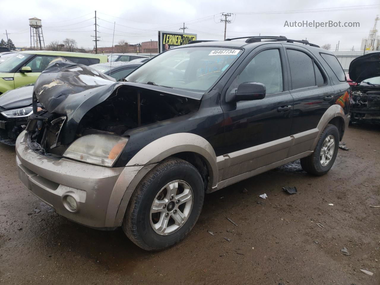 2006 Kia Sorento Ex Black vin: KNDJD733665623741