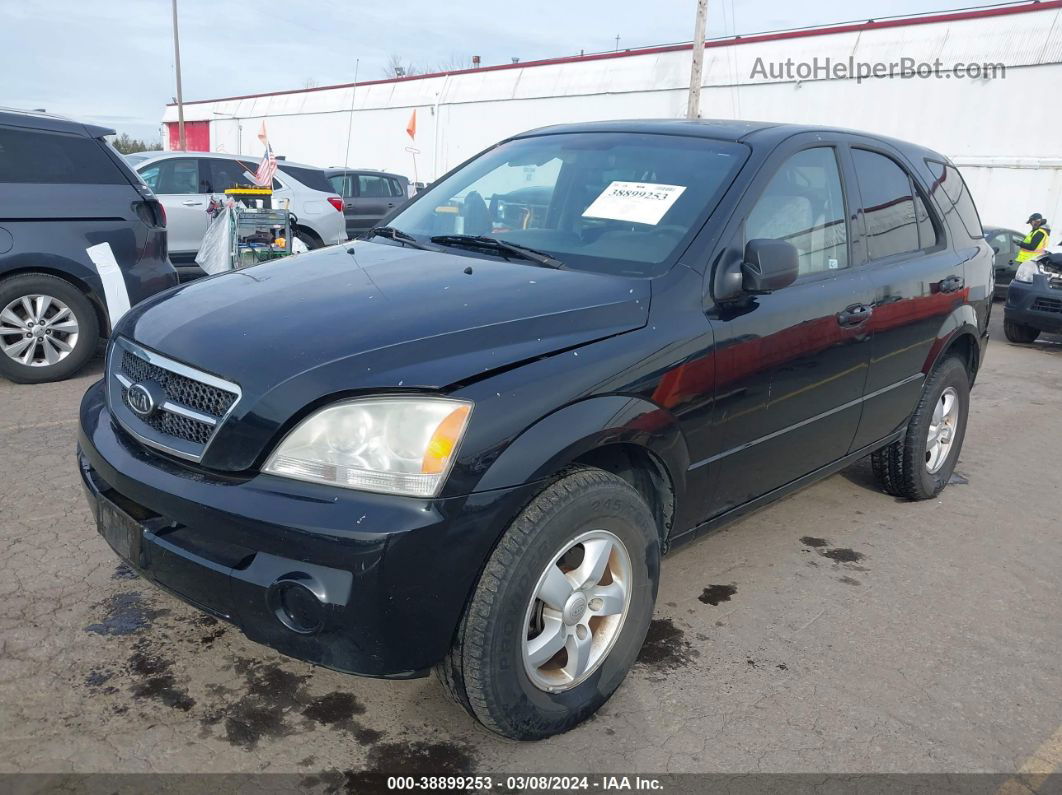 2006 Kia Sorento Ex/lx Black vin: KNDJD733665624484