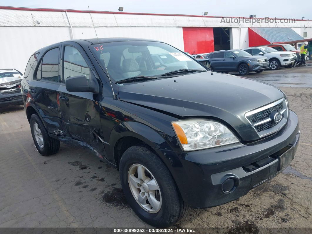 2006 Kia Sorento Ex/lx Black vin: KNDJD733665624484