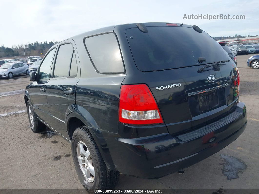 2006 Kia Sorento Ex/lx Black vin: KNDJD733665624484