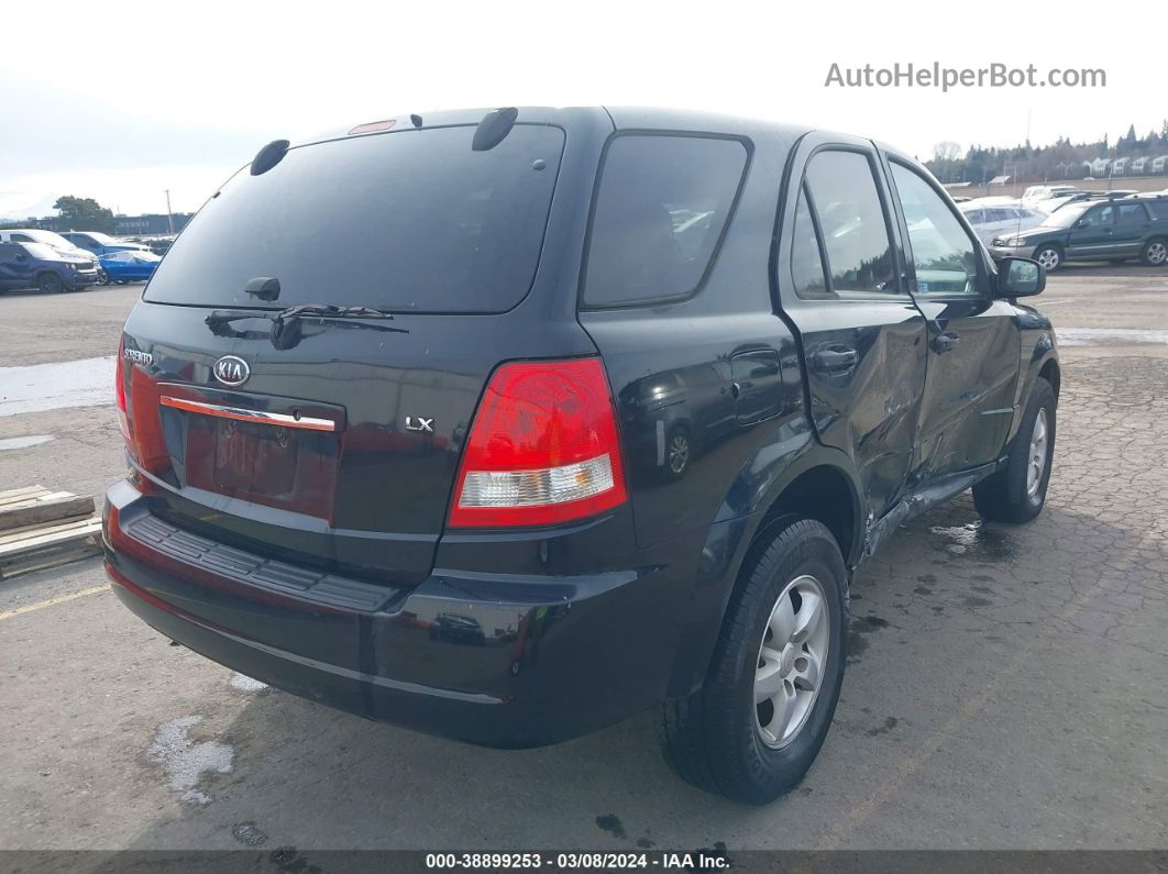 2006 Kia Sorento Ex/lx Black vin: KNDJD733665624484