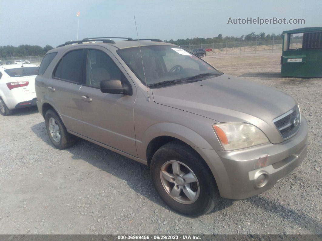 2006 Kia Sorento Lx Золотой vin: KNDJD733665629376