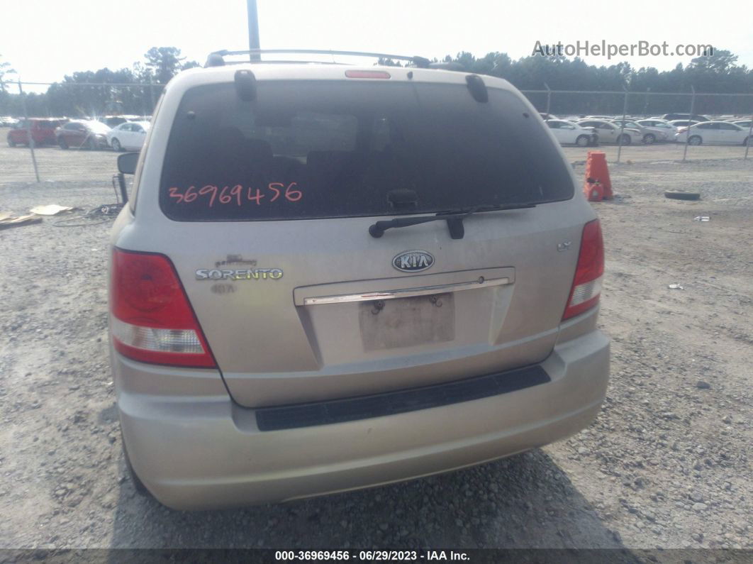 2006 Kia Sorento Lx Золотой vin: KNDJD733665629376