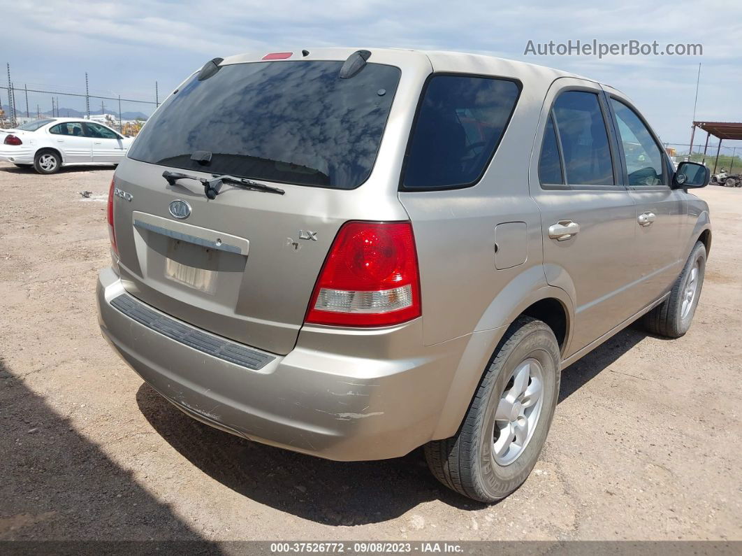 2006 Kia Sorento Lx/ex Beige vin: KNDJD733665656920