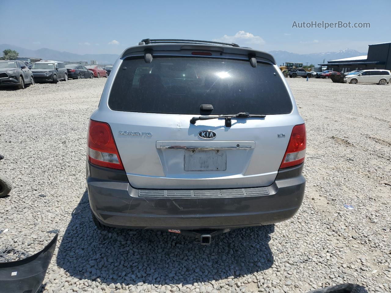 2006 Kia Sorento Ex Silver vin: KNDJD733765502202