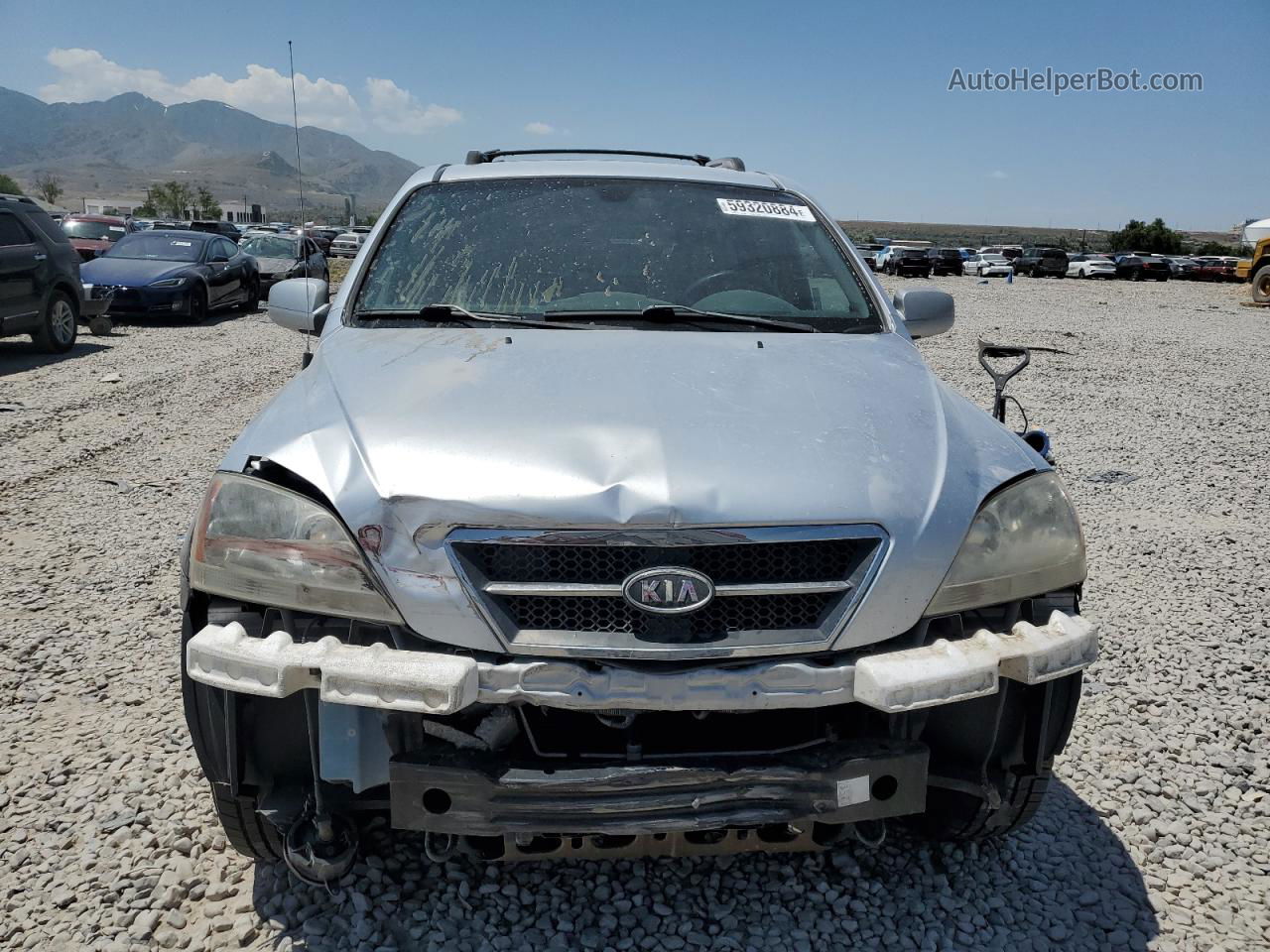 2006 Kia Sorento Ex Silver vin: KNDJD733765502202