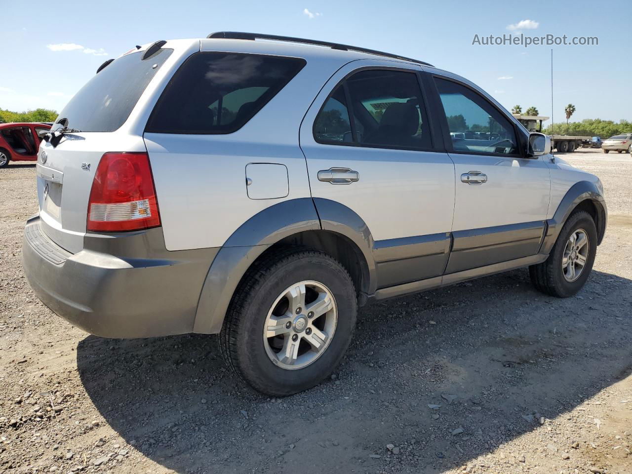 2006 Kia Sorento Ex Silver vin: KNDJD733765567437