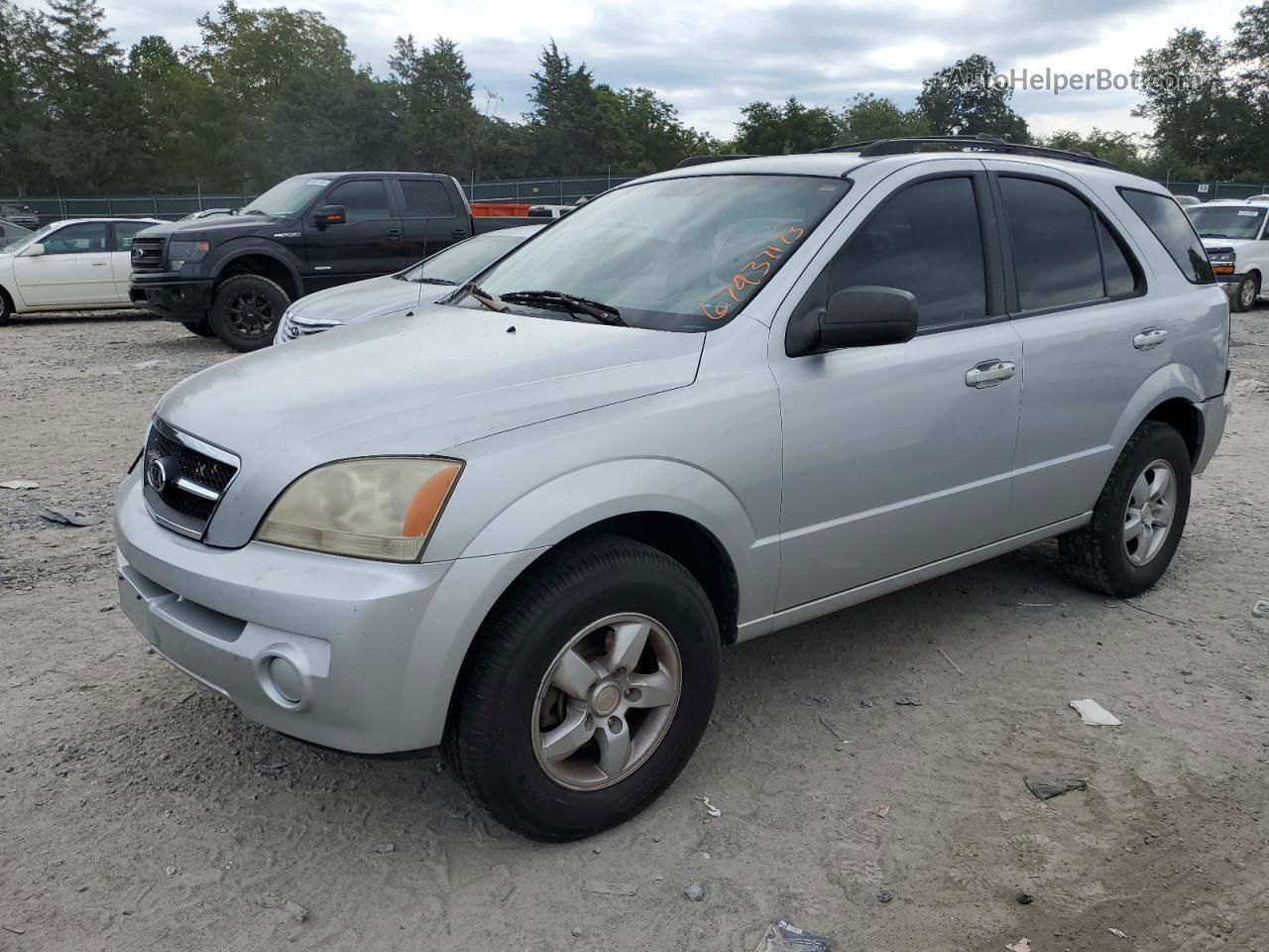 2006 Kia Sorento Ex Silver vin: KNDJD733765605958