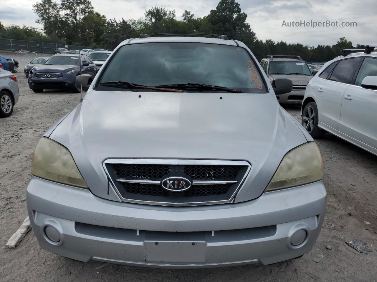 2006 Kia Sorento Ex Silver vin: KNDJD733765605958