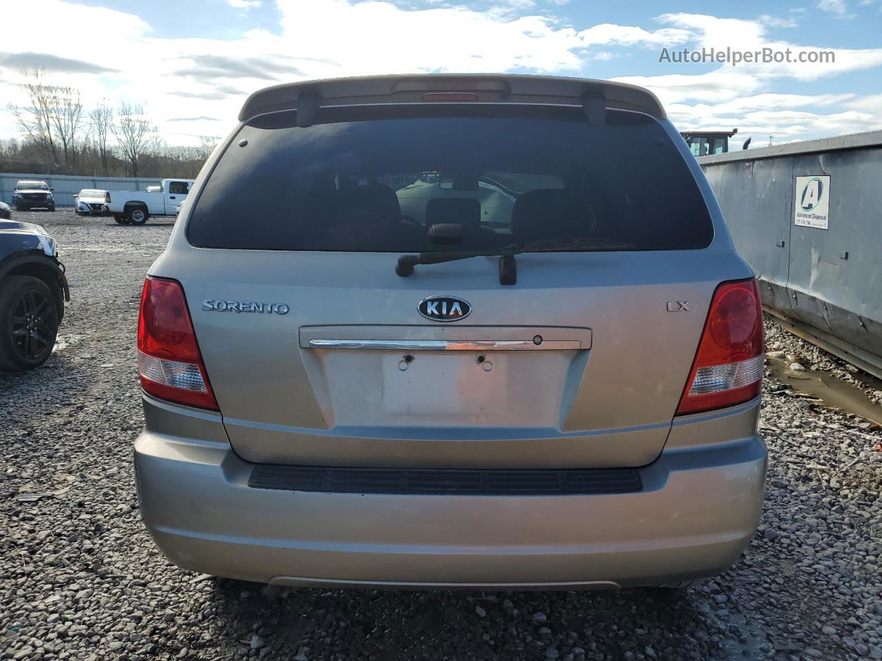 2006 Kia Sorento Ex Gold vin: KNDJD733765623733