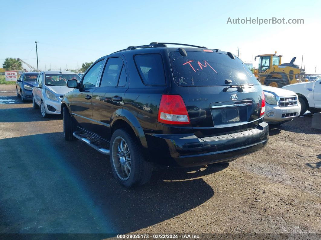 2006 Kia Sorento Ex/lx Black vin: KNDJD733765646655