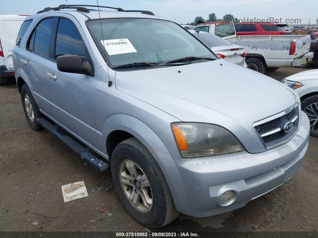 2006 Kia Sorento Lx/ex Silver vin: KNDJD733865504864