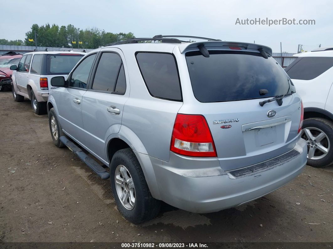 2006 Kia Sorento Lx/ex Silver vin: KNDJD733865504864