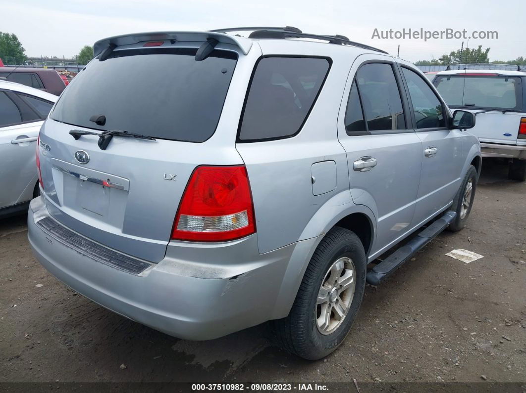 2006 Kia Sorento Lx/ex Silver vin: KNDJD733865504864