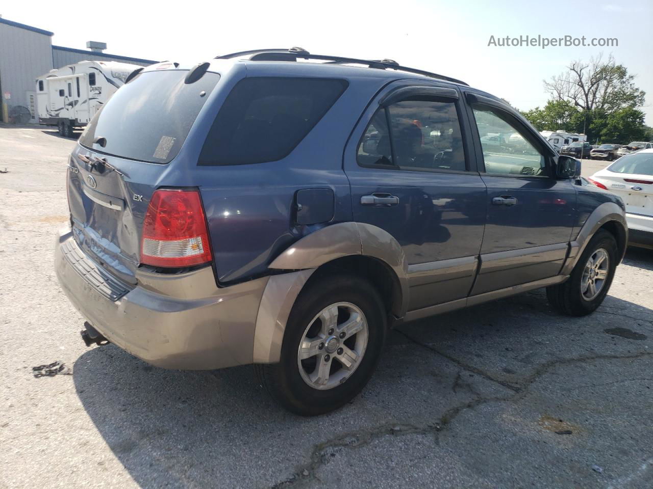 2006 Kia Sorento Ex Blue vin: KNDJD733865588328