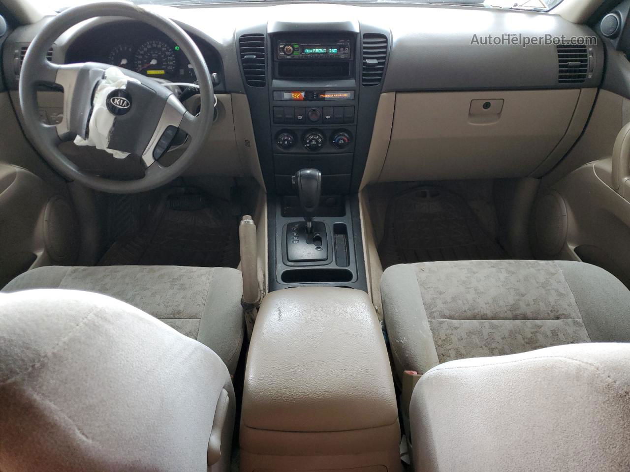 2006 Kia Sorento Ex Beige vin: KNDJD733865622526