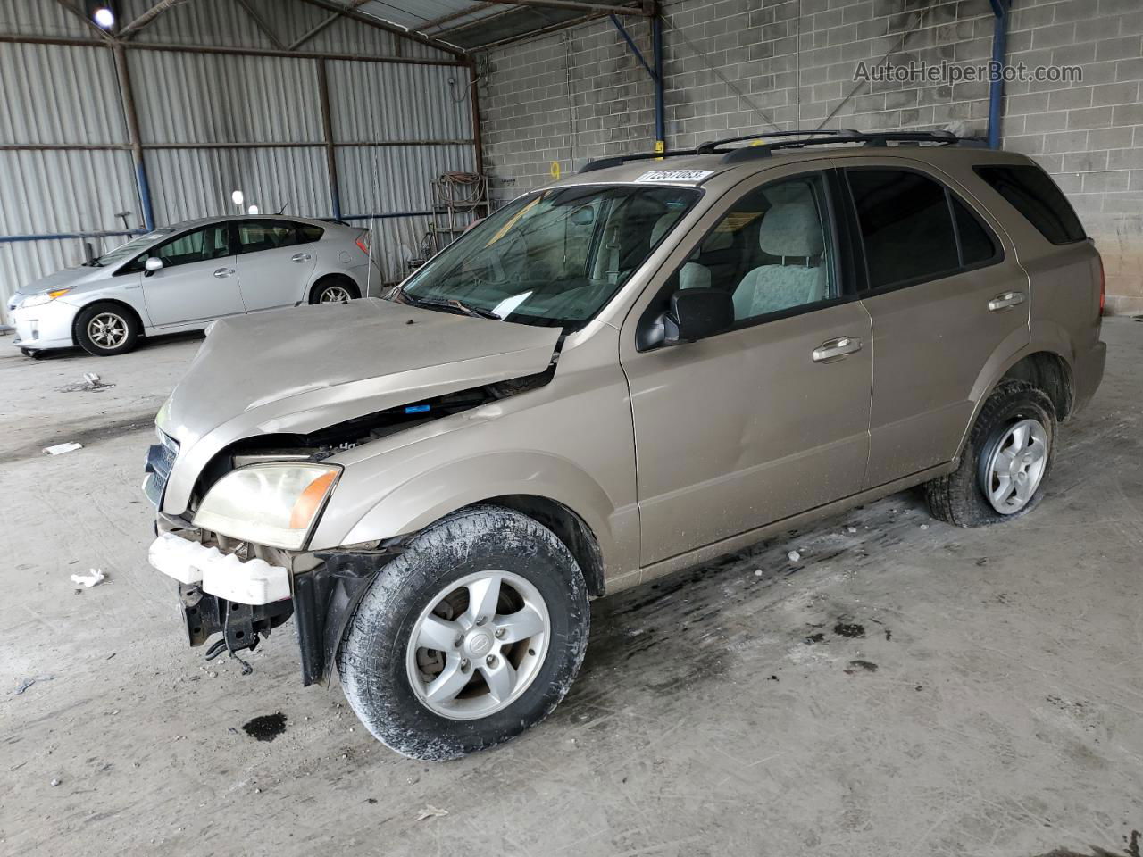 2006 Kia Sorento Ex Бежевый vin: KNDJD733865622526