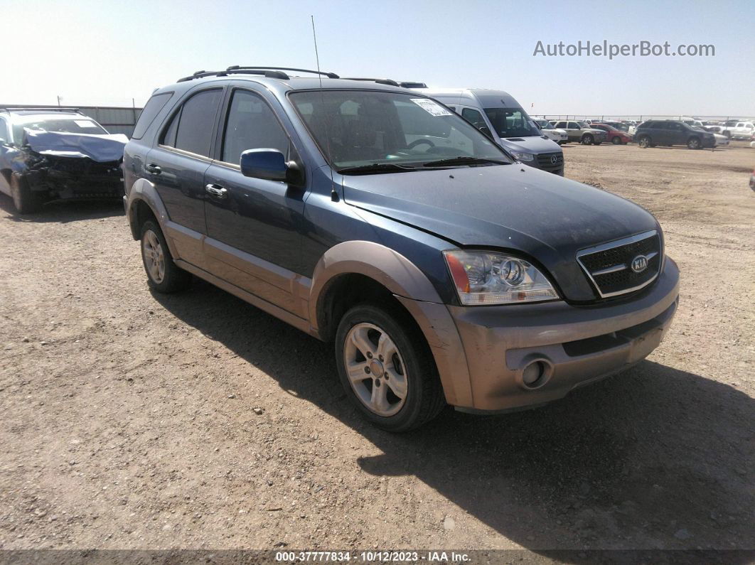 2006 Kia Sorento Lx/ex Blue vin: KNDJD733865647863