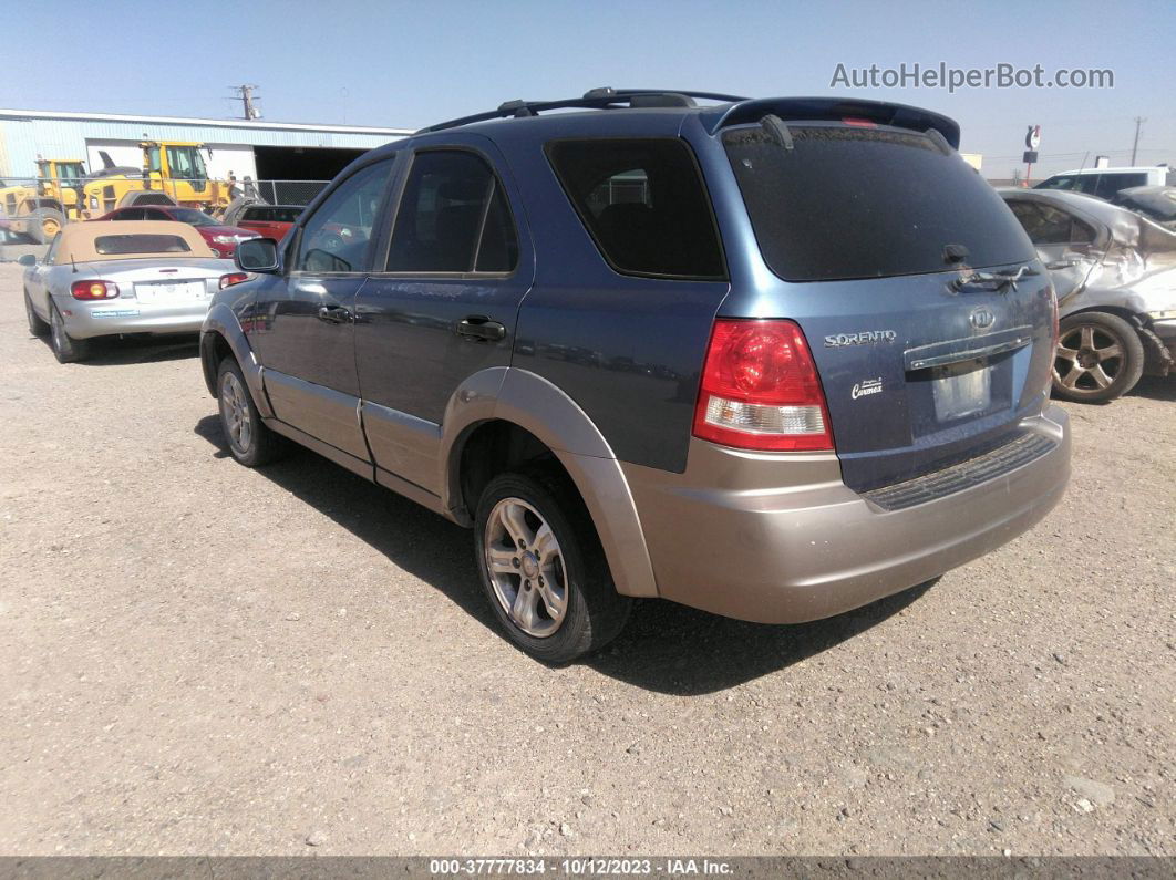 2006 Kia Sorento Lx/ex Blue vin: KNDJD733865647863