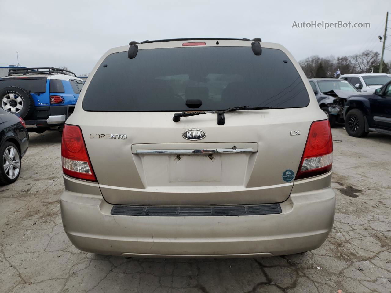 2006 Kia Sorento Ex Gold vin: KNDJD733965507062