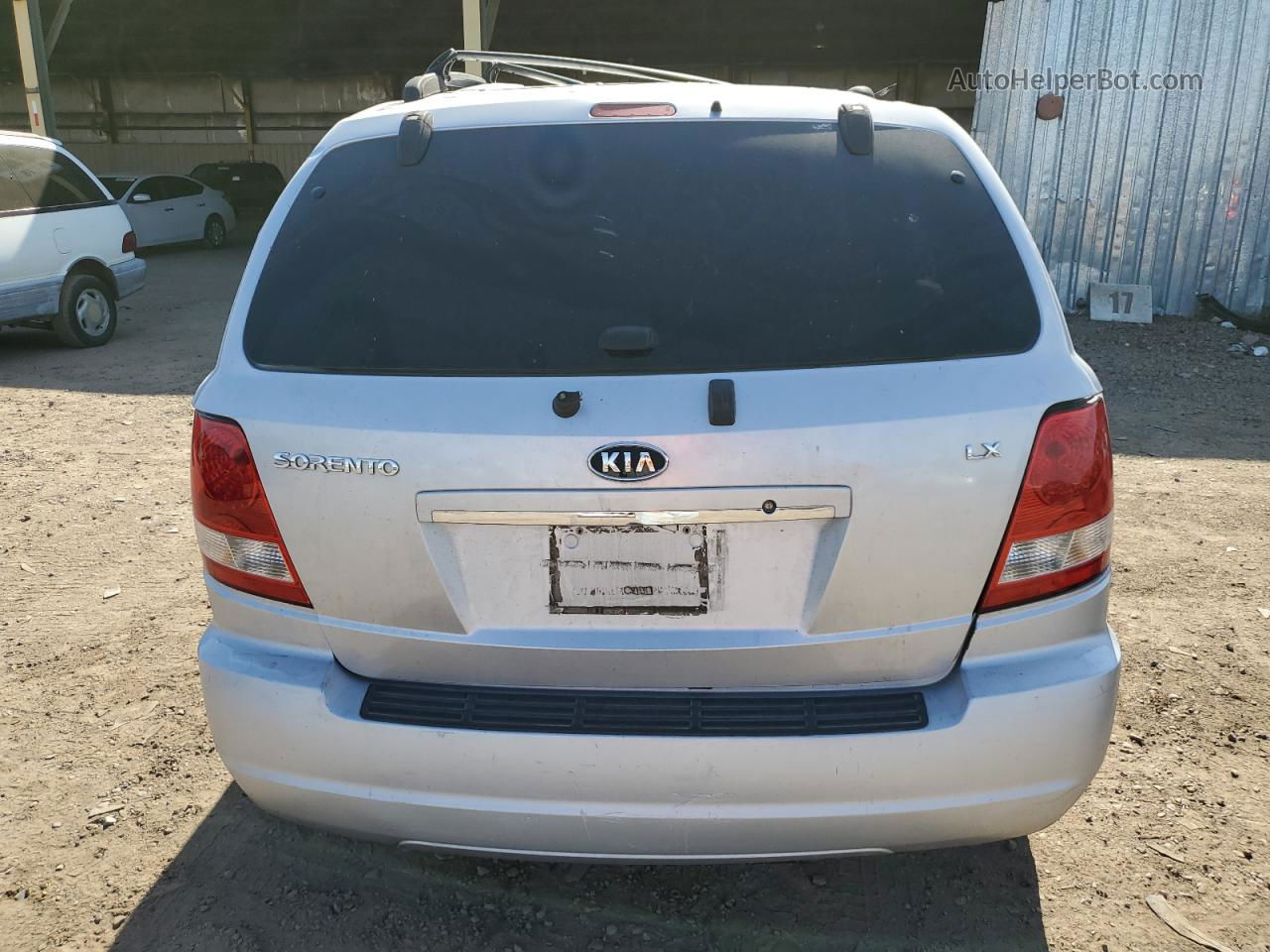 2006 Kia Sorento Ex Silver vin: KNDJD733965536013