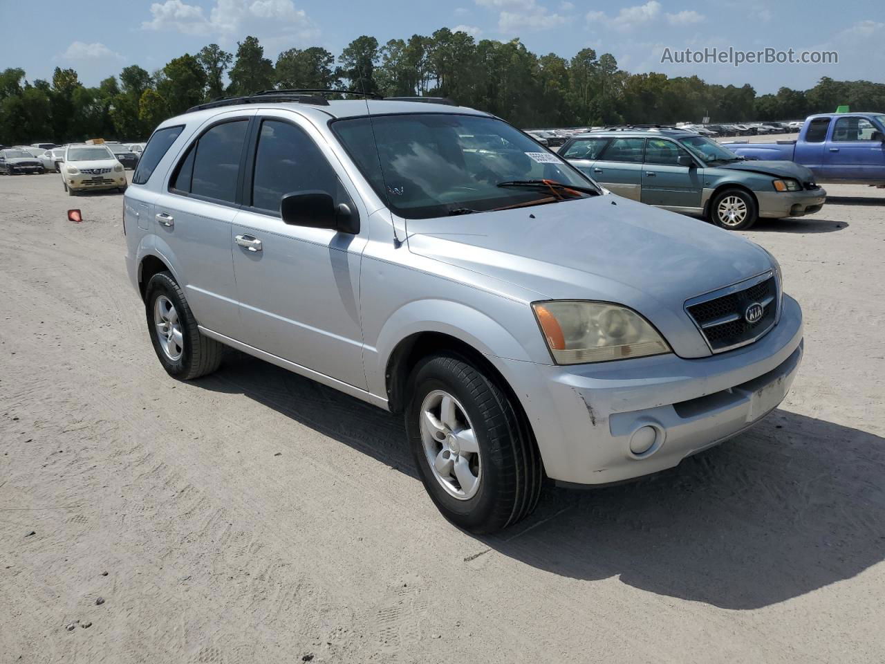 2006 Kia Sorento Ex Gray vin: KNDJD733965565995