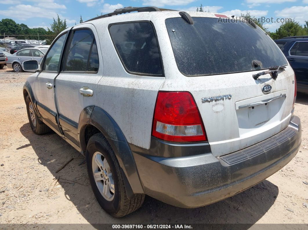 2006 Kia Sorento Ex/lx White vin: KNDJD733965591576