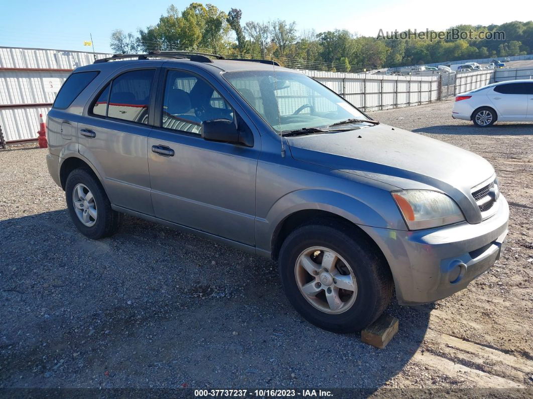 2006 Kia Sorento Lx/ex Gray vin: KNDJD733165621217