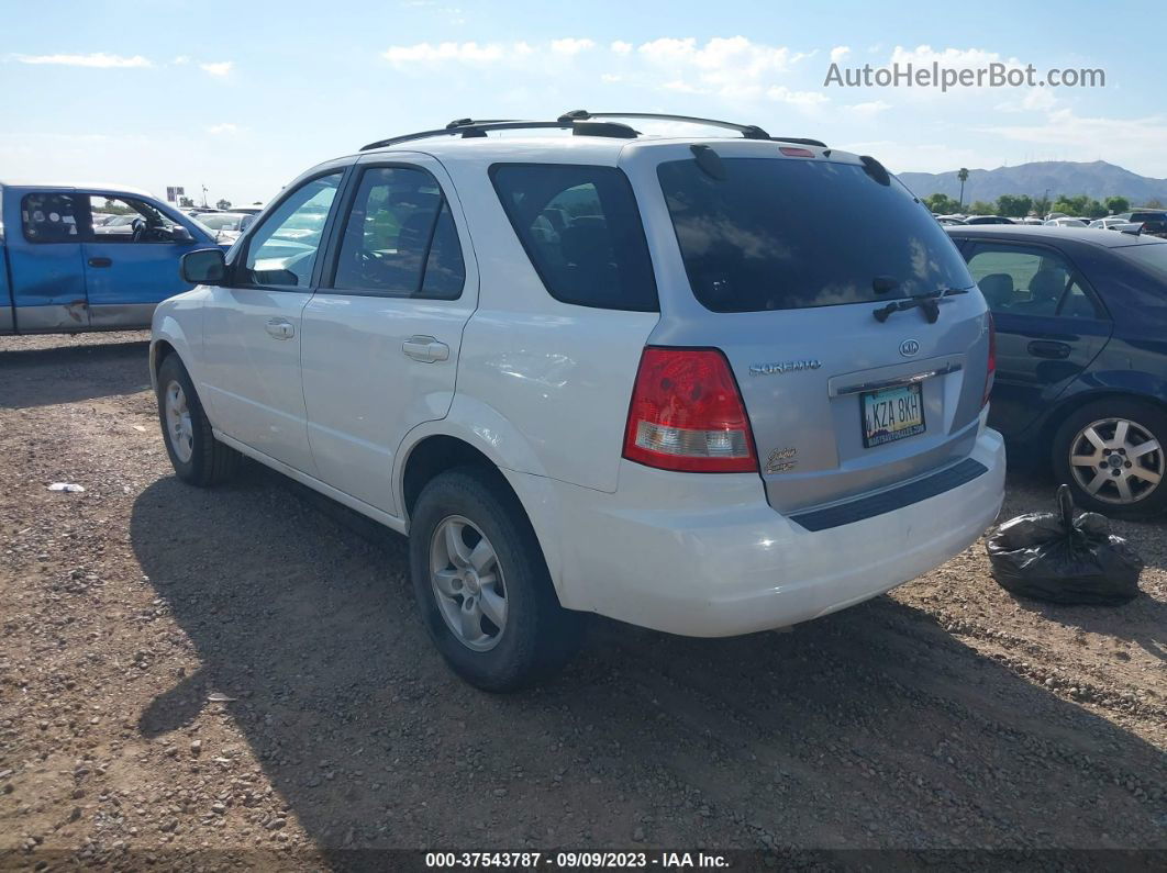 2006 Kia Sorento Lx/ex White vin: KNDJD733X65525568