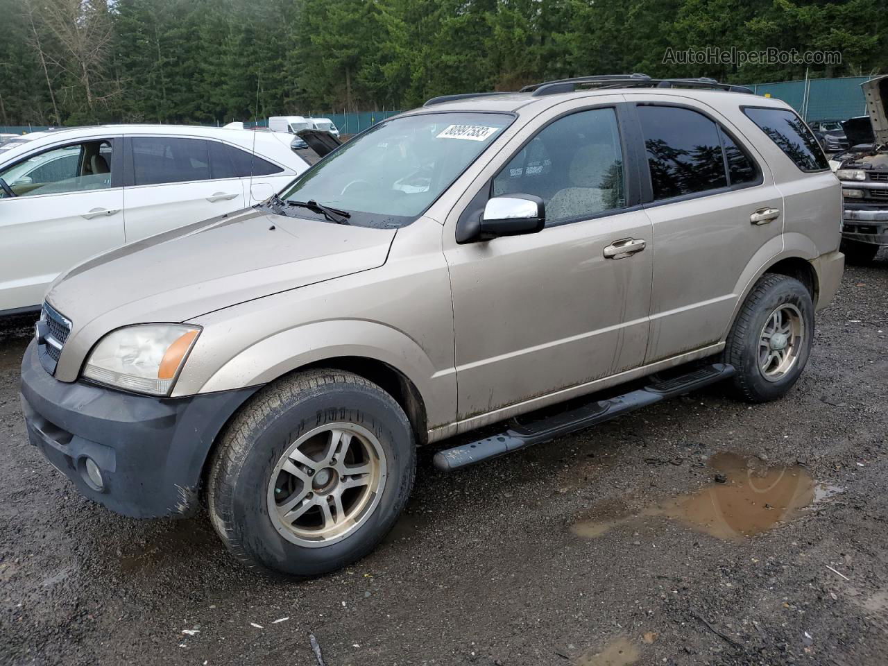 2006 Kia Sorento Ex Beige vin: KNDJD733X65572230