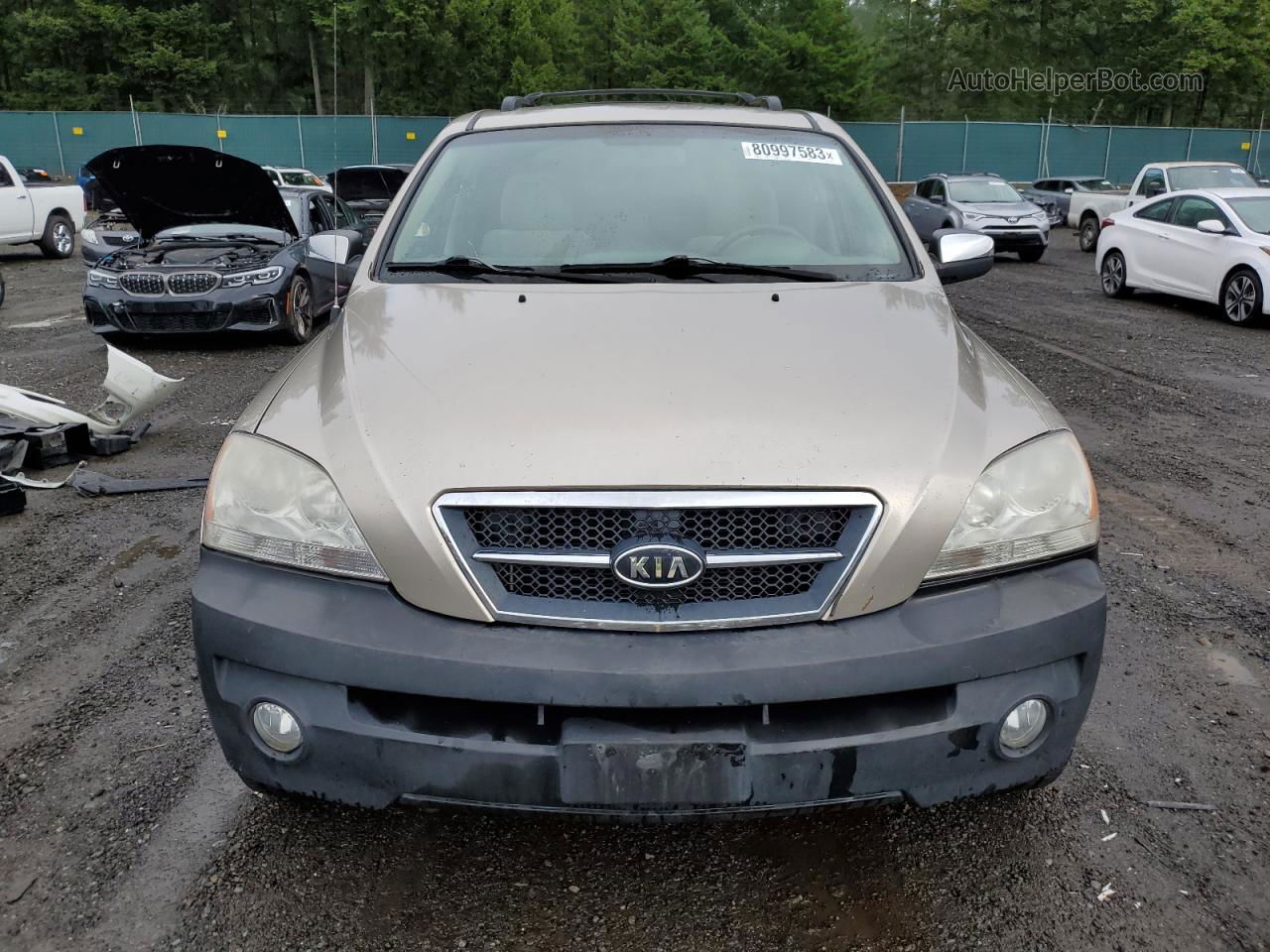 2006 Kia Sorento Ex Beige vin: KNDJD733X65572230