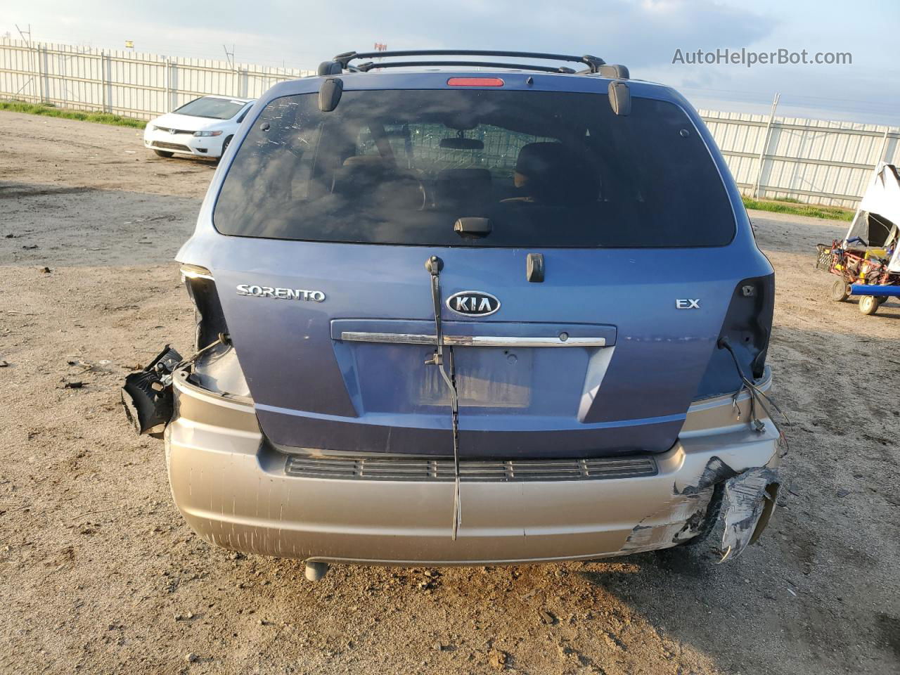 2006 Kia Sorento Ex Blue vin: KNDJD733X65577945