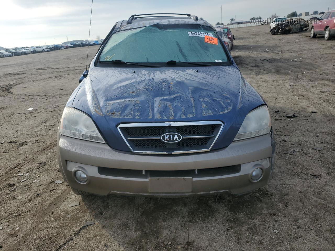 2006 Kia Sorento Ex Blue vin: KNDJD733X65577945