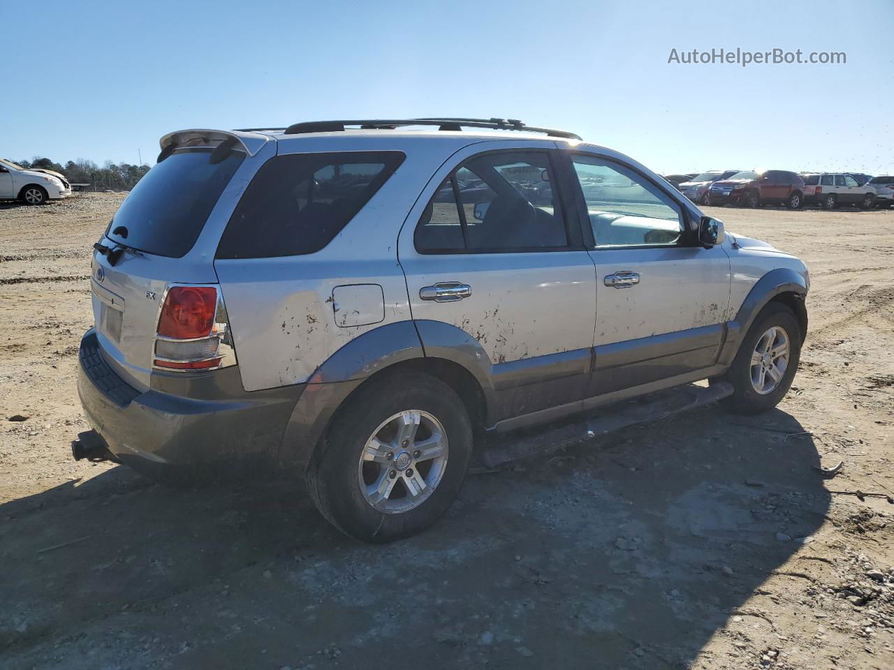 2006 Kia Sorento Ex Silver vin: KNDJD733X65635665