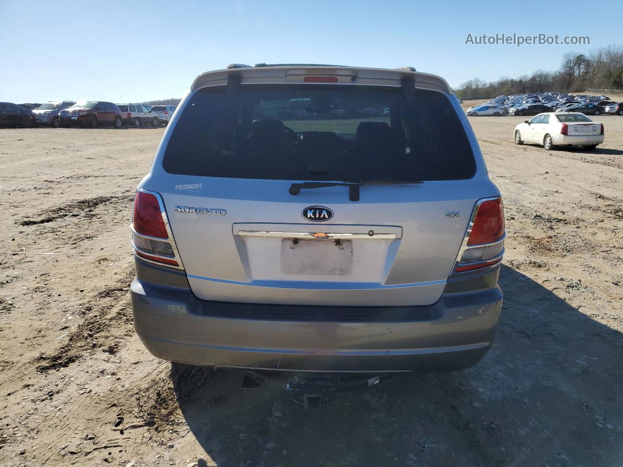 2006 Kia Sorento Ex Silver vin: KNDJD733X65635665