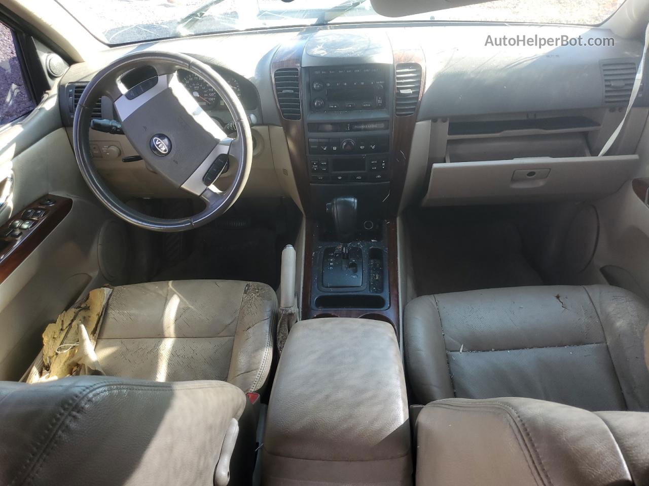 2006 Kia Sorento Ex Золотой vin: KNDJD733X65637383