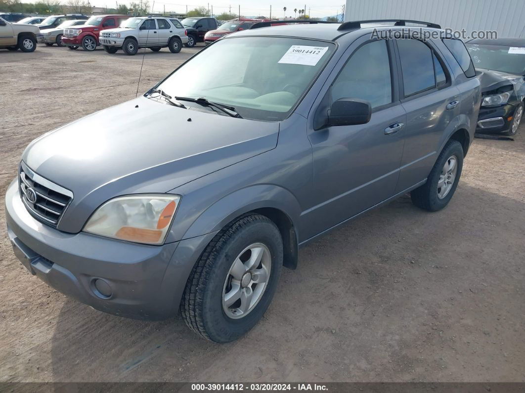 2008 Kia Sorento Lx Gray vin: KNDJD735085761313