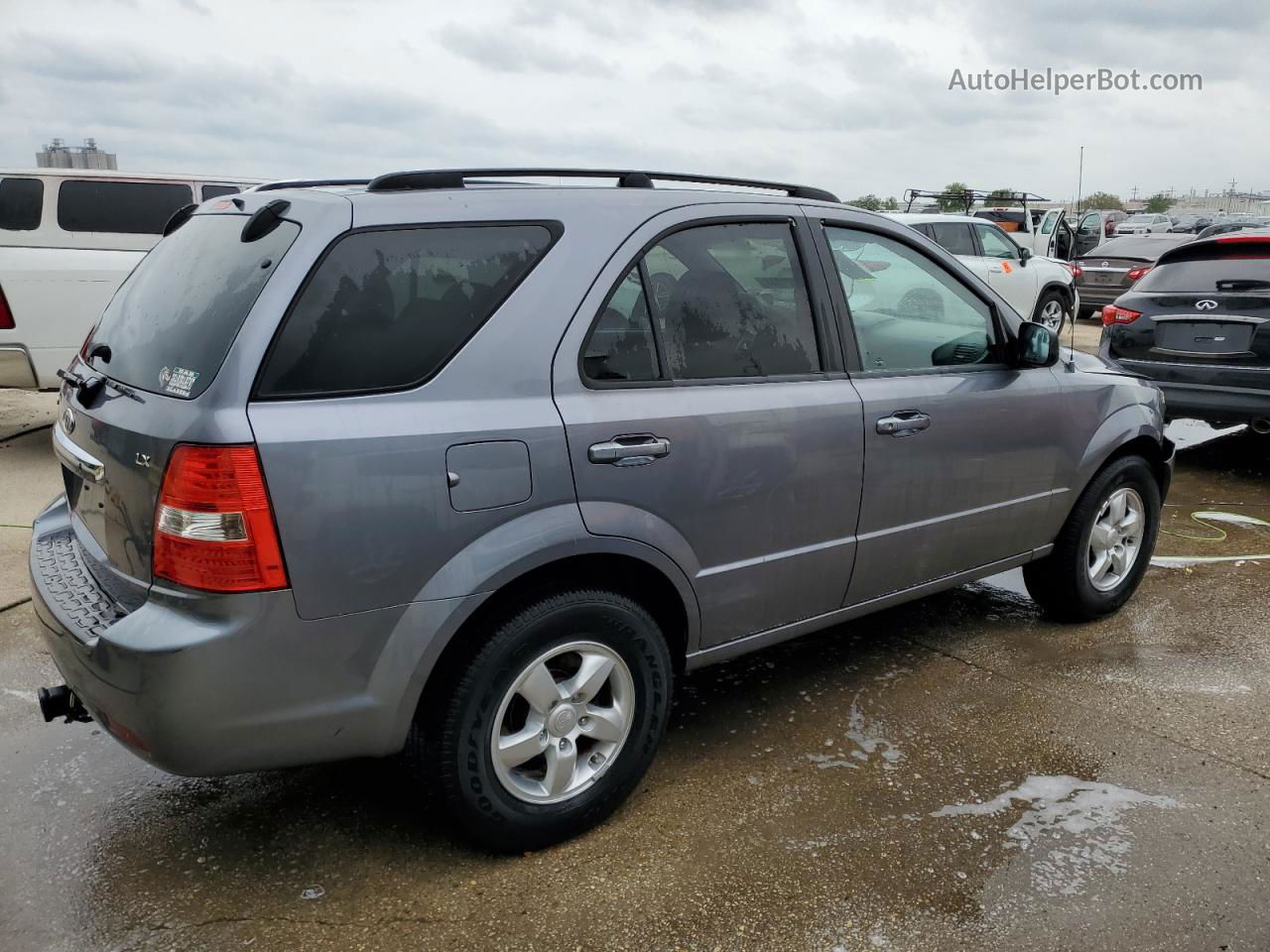 2008 Kia Sorento Ex Silver vin: KNDJD735085762848