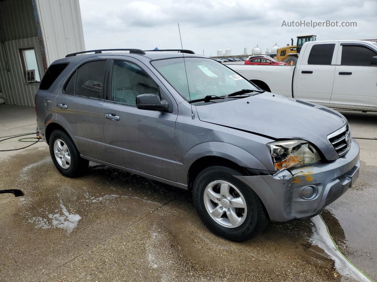 2008 Kia Sorento Ex Silver vin: KNDJD735085762848