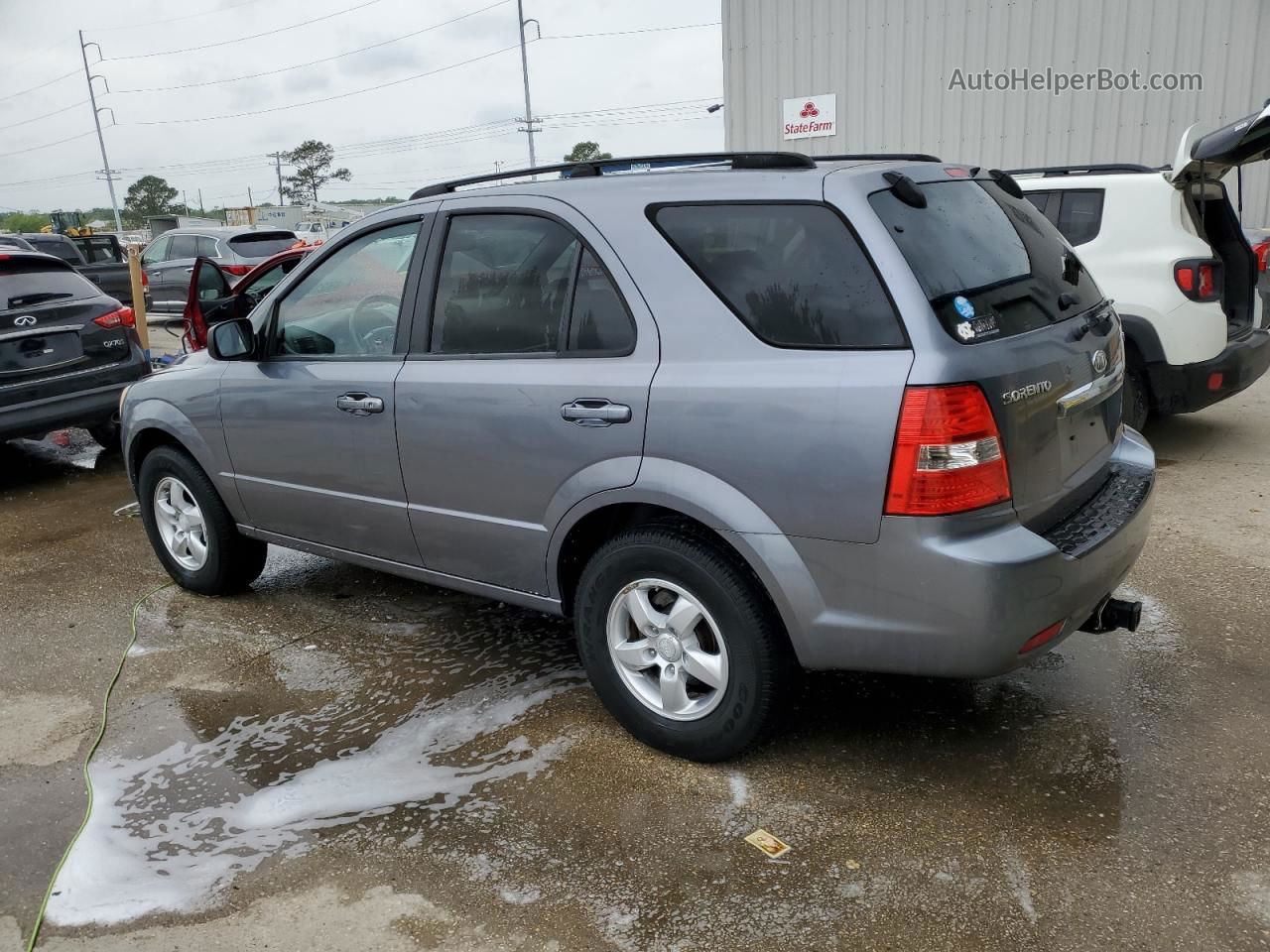 2008 Kia Sorento Ex Silver vin: KNDJD735085762848