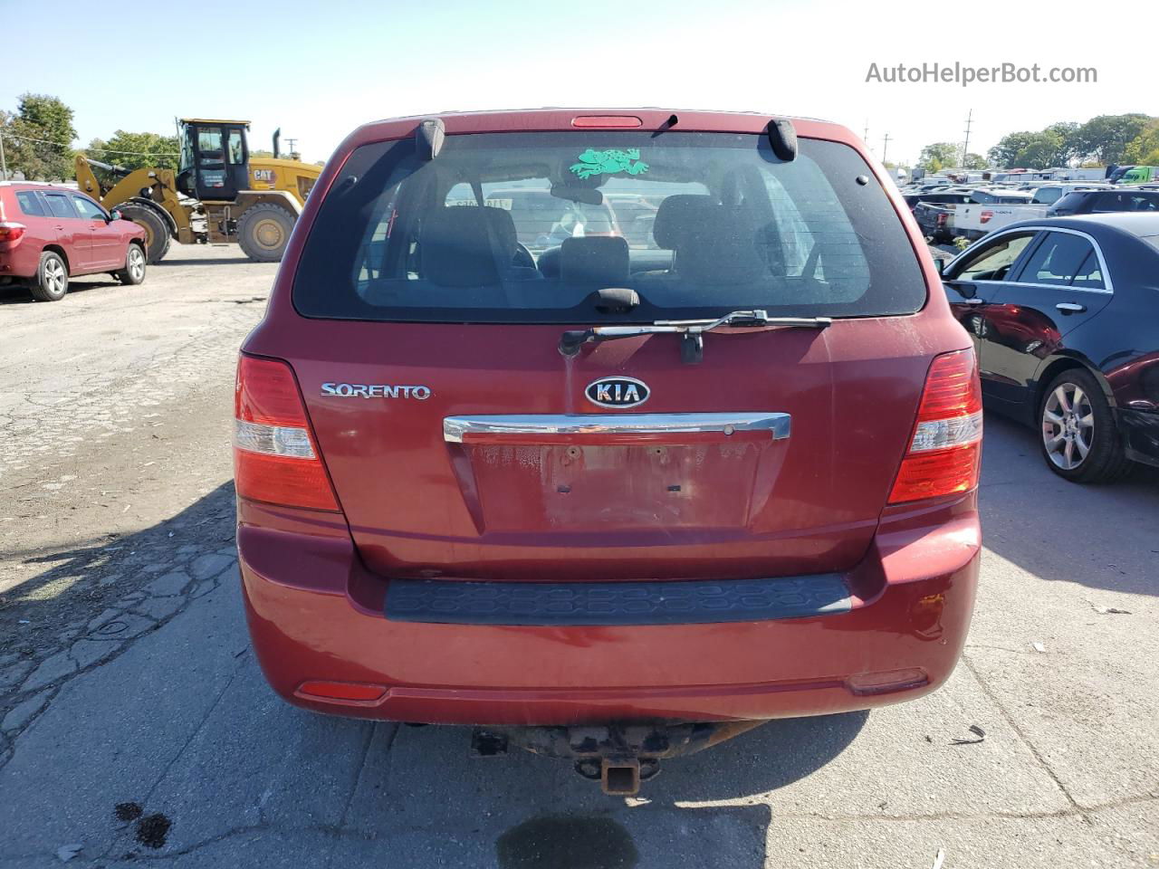 2008 Kia Sorento Ex Red vin: KNDJD735085815967