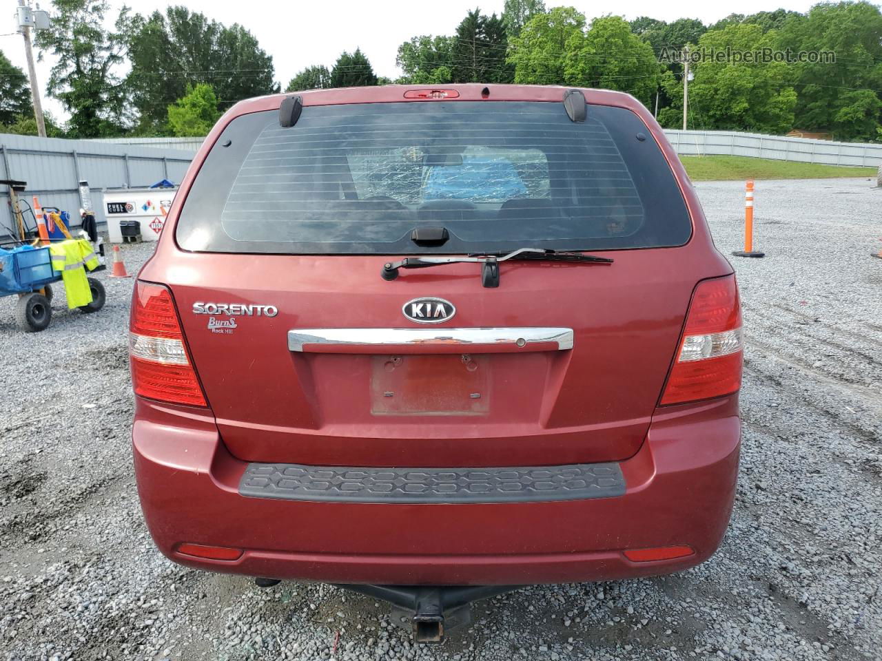 2008 Kia Sorento Ex Red vin: KNDJD735085816505