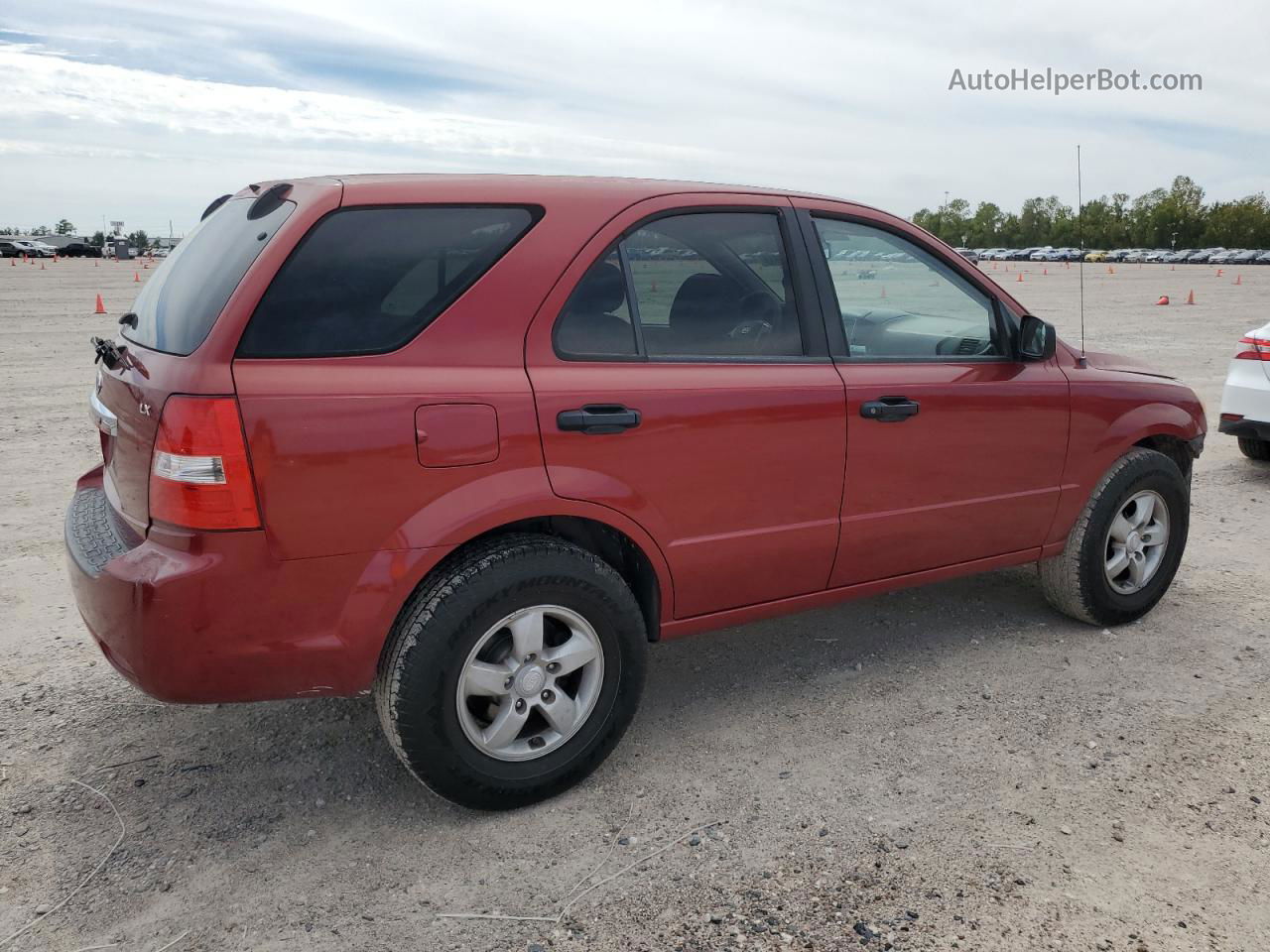 2008 Kia Sorento Ex Burgundy vin: KNDJD735185803293