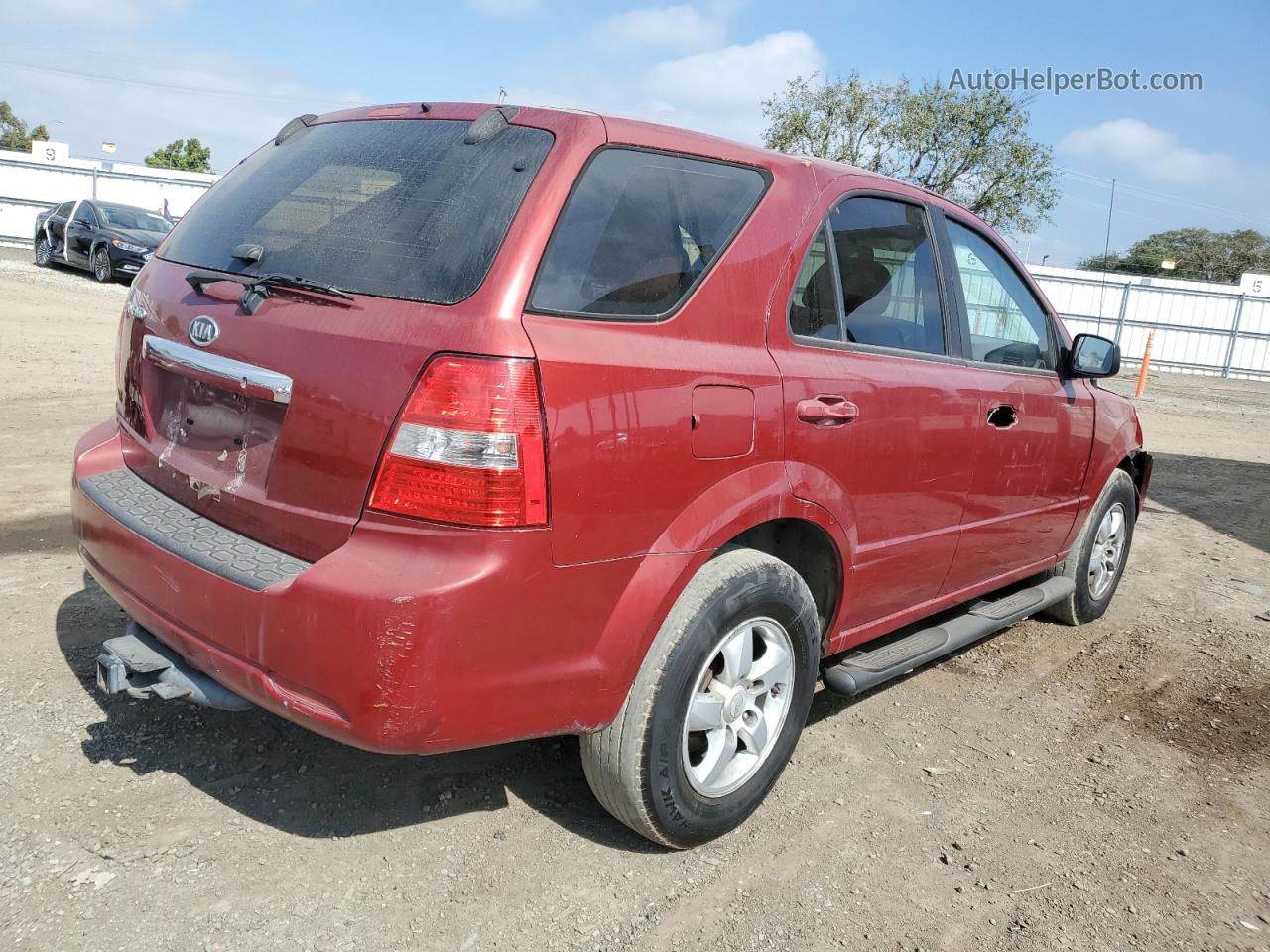 2008 Kia Sorento Ex Красный vin: KNDJD735185816562