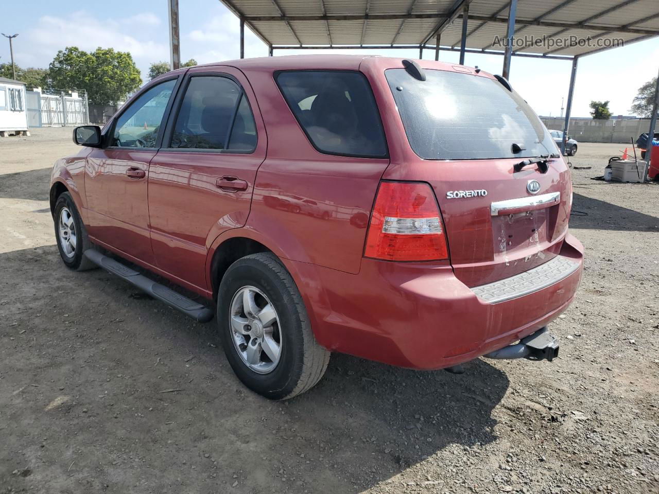 2008 Kia Sorento Ex Красный vin: KNDJD735185816562