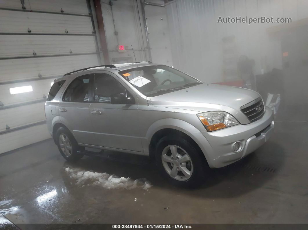 2008 Kia Sorento Lx Silver vin: KNDJD735185845141