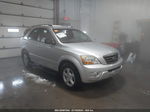 2008 Kia Sorento Lx Silver vin: KNDJD735185845141