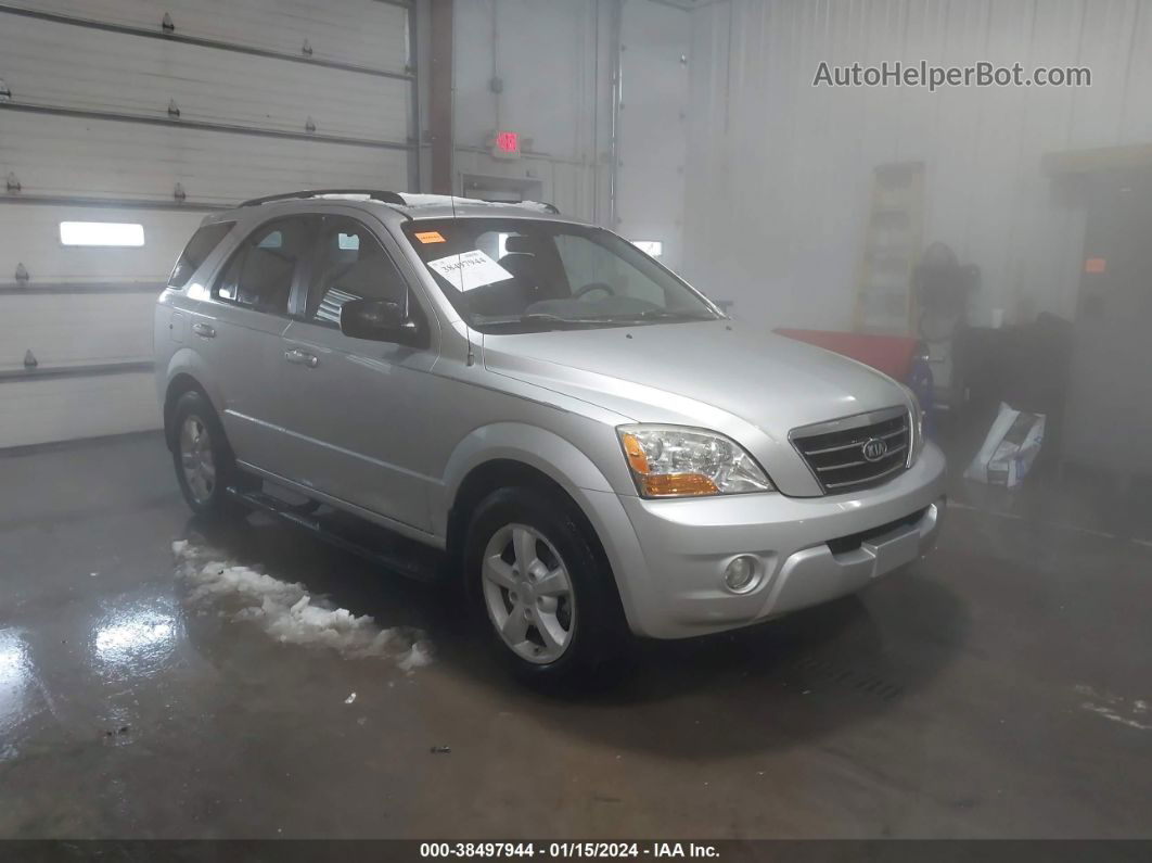 2008 Kia Sorento Lx Silver vin: KNDJD735185845141