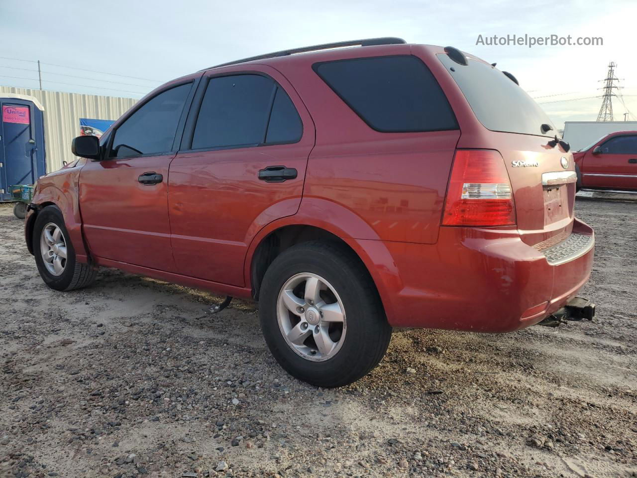 2008 Kia Sorento Ex Красный vin: KNDJD735185852879