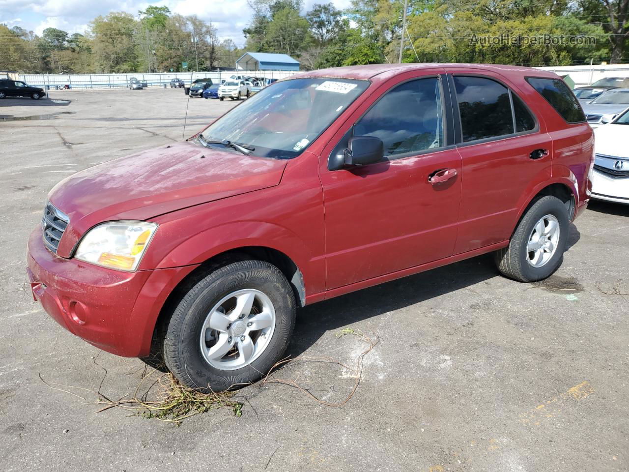 2008 Kia Sorento Ex Red vin: KNDJD735285794846